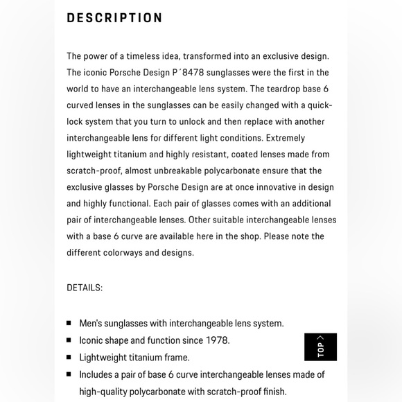 Porsche Design Sunglasses with interchangeable Lenses ‼️ - Picture 13 of 15